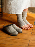 Knitted half-length socks