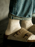 American retro thick towel socks