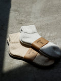 Unique fluffy feel Vintage knitted terry socks