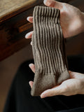 Extra-thick, chunky knit terry towel with "technological warmth"