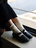 Summerday Ramie knitted pile socks