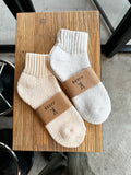 Unique fluffy feel  Vintage knitted terry socks